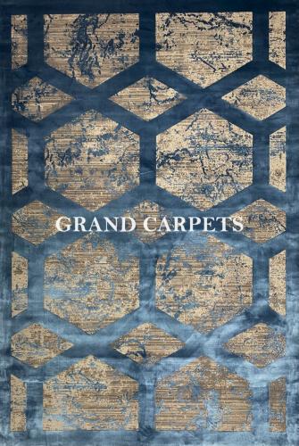 Ковер Olimpos M570O Grey / Blue от Салона Ковров Grand Carpets