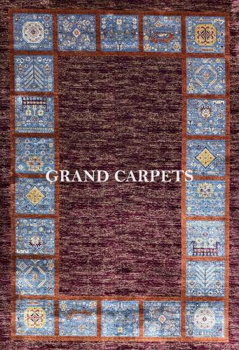 Ковер Gabbeh 5167A Mavi / Burgendy от Салона Ковров Grand Carpets