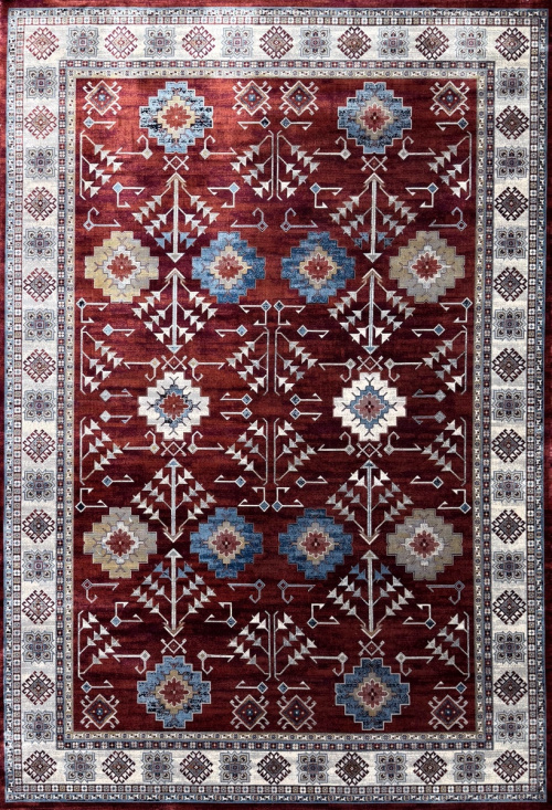 Классический Ковер Gabbeh 6473A Burgundy / Burgundy — купить в Новосибирске с доставкой по России | Grand Carpets